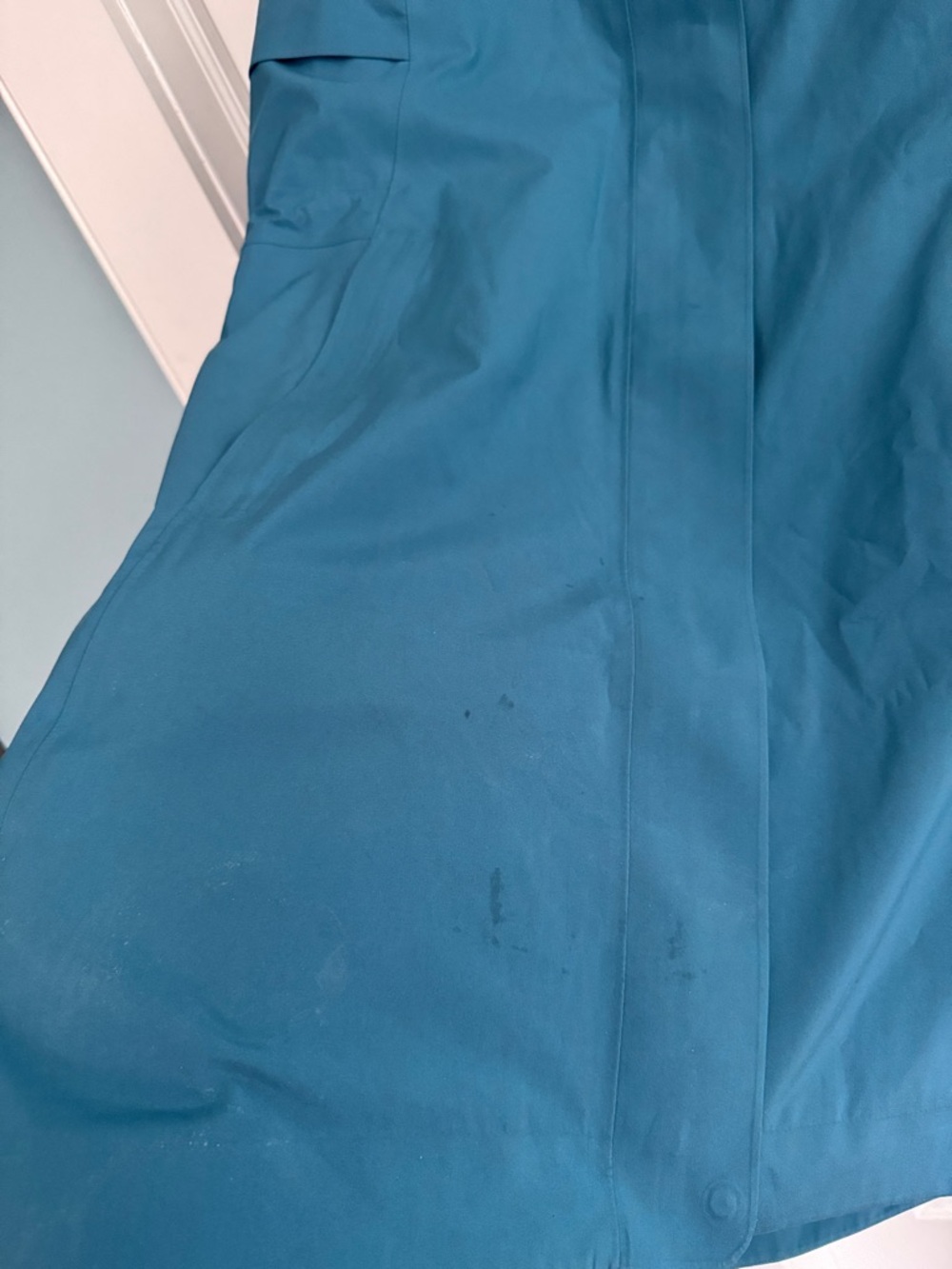 Lululemon Rain Rebel Jacket Waterproof size 10 Capture Blue - Picture 10 of 15
